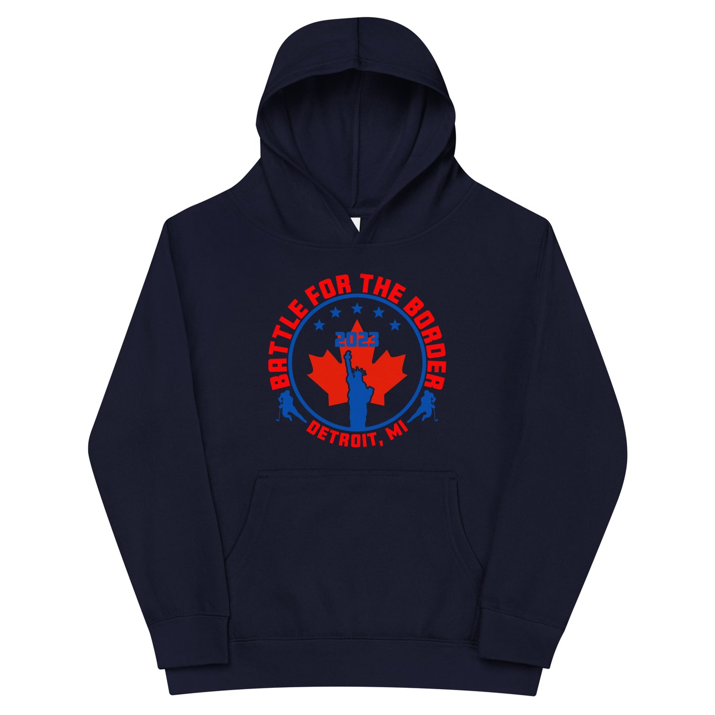 Statue of Maple Leaf Youth Hoodie