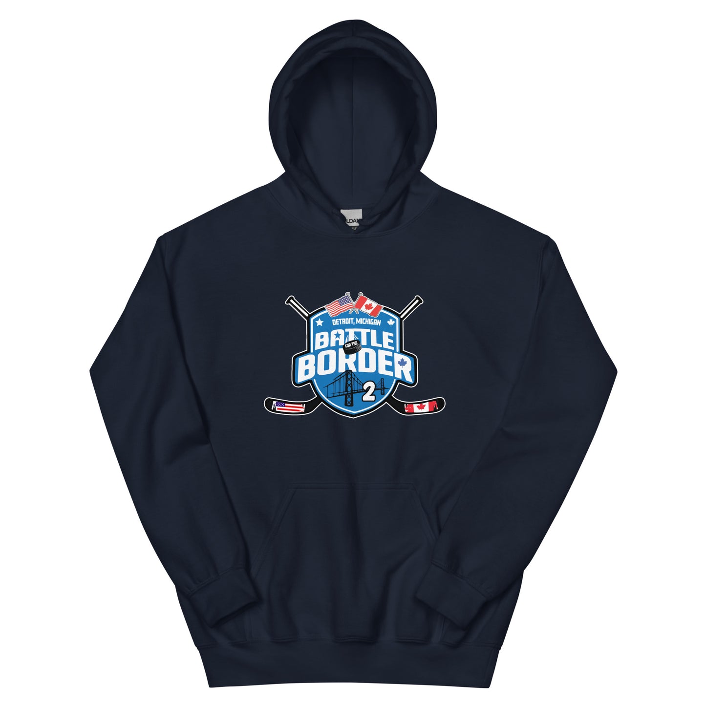 Adult Battle for the Border Unisex Hoodie - Dark