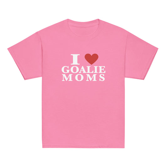 I Love Goalie Moms Youth classic tee